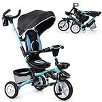 BABY JOY Tricycle, 7 in 1 Folding T