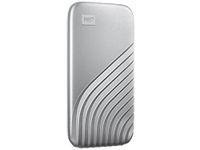 WD 2TB My Passport SSD External Portable Solid State Drive, Silver, Up to 1,050 MB/s, USB 3.2 Gen-2, USB-C, USB-A Compatible - WDBAGF0020BSL-WESN