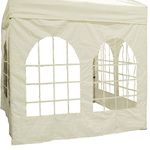 Impact Canopy Wedding Party Gazebo Sidewalls with Cathedral Style Windows for 10x10 Pop Up Canopy Tent - 2pk