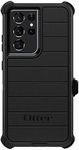 OtterBox Defender Galaxy S21 Ultra Phone Case - Non-Retail Packaging - Black