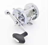 AbuGarcia Ambassadeur 6500CL Steel Grey Right Winding Counterbalance Handle Basket Fishing Round Reel