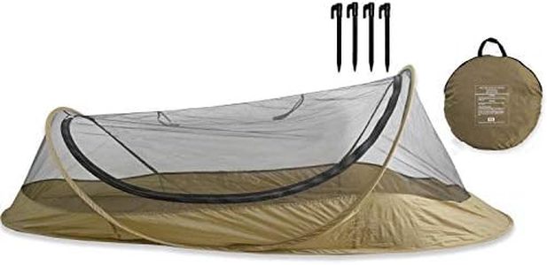 USGI Industries Bivy Tent Sleeping Net System for Outdoors, Camping, Home and Flying Insect Protection (Dark Earth)