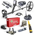 Nokta The Legend Pro Pack with Accupoint Pinpointer and Starter Accessory Package, Professional Metal Detector Set (Metal Detector with Accupoint Pinpointer and Starter Accessory Package)