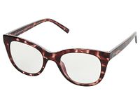 kate spade new york Women's Odessa Blue Light Glasses Reading, Pink Havana/Demo Lens, 50mm, 20mm