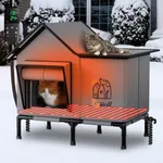 Rywell Heated Cat House for Outside