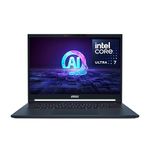 MSI Stealth 14 AI Studio A1VFG-041CA 14" OLED 120Hz Ultra Thin and Light Gaming Laptop, Intel Core Ultra7-155H, RTX 4060, 32GB DDR5, 1TB NVMe SSD, Windows 11 Home
