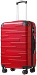 Coolife Luggage Suitcase Carry-on Hardside Travel Luggage TSA Lock Spinner Telescopic Handle