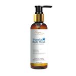 SiyaAyurveda Psoria Body Wash - Psoriasis Body Wash | Eczema Rough & Dry Skin, Relieves Itchy Skin, Nourishing Body Wash | 1% Salicylic Acid | Dr. Megha Chaturvedi Shower Gel - 200ml