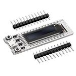 AZDelivery ESP8266 NodeMCU ESP8266-12F Heltec 3.3V WiFi Development Board CP2104 4MB Flash with 0.91 inch OLED Display Module compatible with Arduino Including E-Book!