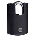 Yale - Y121B/40/125/1 High Security 40mm Brass Padlock - Closed Boron Shackle - 3 Keys