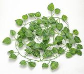 RayLinedo 6.67ft Artificial ivy Green Vine Leaf Garland Plants Fake Foliage Flowers Decoration