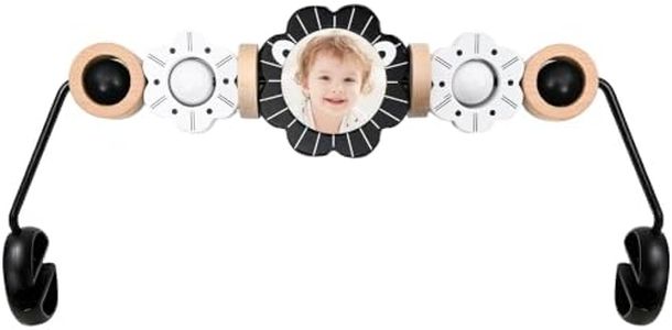 Welgep Baby Bjorn Bouncer Toy Bar, Safe Smooth Round Edge Toy w/Mirror | Entire body features curved design free of any sharp protrusions or corners