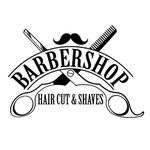 Large Vinyl Wall Decal Barbershop Hair Cut Shaves Scissors Stickers Mural Large Decor (ig4394) Matte Black