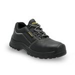 Stanley Carolina Men's Steel Toe, S3, Leather Work Safety Shoe, Black, UK8 (EU42)