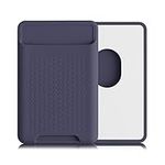 kwmobile Card Holder Compatible with Apple iPhone 15/14 / 13/12 Series - Magnetic Card Holder - Compatible with MagSafe - Dark Blue