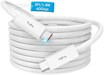 GOPALA Thunderbolt Cable 1.8M/6FT, 240W USB C Thunderbolt 4 Cable, 8K USB C Display Cable, 40Gb/s USB 4 Cable Compatible with iPhone 16 Pro Max/15/15Pro Max, MacBook Pro/Air, iPad, Dell, Hub, Docking