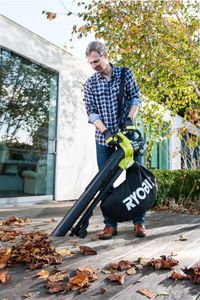 RYOBI 18V Cordless Leaf Blower & Vacuum – Lightweight Garden Tool