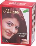 Noorani Henna Based Hair Color and Herbal Powder (1 (6 Pouch x 10g), BURGUNDY HENNA)