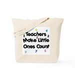 CafePress Primary School Teacher Tote Bag Natural Canvas Tote Bag, Reusable Shopping Bag