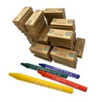 Multi-Pack of Bulk Crayons - 200 Boxes with 4 Colours Per Box, 800 Crayons Total - Crayon Set for Kids Perfect for Children's School, Restaurants and Party Bag Fillers