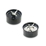 Pack of Cross Blade and Ice Shaver Blade- Spare Replacement Parts for Magic Bullet Blender, Juicer and Mixer