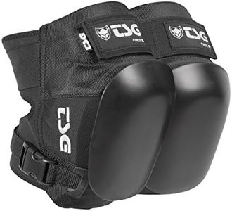 TSG Knee Pads Force III Kneepads - Skateboard, Hardshell, EVA Foam, Protective Gear, Crash Protection, Replaceable PE Cap, Tear Resistant Nylon, Certified, Open Back, Adults, Swiss Design