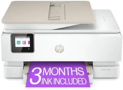 HP ENVY Inspire 7955e Wireless Color Inkjet Printer, Print, scan, copy, Easy setup, Mobile printing, Best-for home, 3 months of Instant Ink included, White