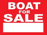 Boat For Sale Sign Metal Tin Sign 8x12 Inches Caution Danger Safety Security Warning Notice Signs