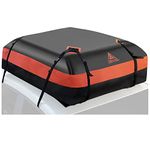 Car Rooftop Cargo Carrier Bag, 21 Cubic Feet Waterproof Heavy Duty 720D Car Roof Cargo Carrier for All Vehicle with/Without Racks - Storage Bag, Anti-Slip Mat,4 Door Hooks & 2 Extra Straps