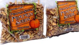 Trader Joes Pumpkin Spiced Pumpkin Seeds 2 Packs 8oz. Each Bag - Total 2 Items