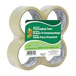 Duck Brand Standard Grade Packaging Tape, 1.88-Inch x 54.6 Yards, 4 Rolls per Pack, Clear (240238)