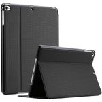 ProCase for iPad 9.7 Inch 2018 2017 (6th and 5th Generation) / iPad Air 2 / iPad Air Case, Shockproof Lightweight Slim Protective Folio Cover -Black