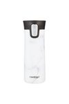 Contigo Unisex's Pinnacle Autoseal Thermobecher, Edelstahl-Reisebecher, Isolierbecher, auslaufsicher, Kaffeebecher to Go, Travel Mug mit Easy-Clean-Deckel, BPA-frei, 420 ml, White Marble