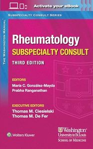 Washington Manual Rheumatology Subspecialty Consult (The Washington Manual Subspecialty Consult Series)