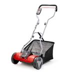 Einhell Power X-Change Walk-Behind Cylinder Lawnmower - 18V, 38cm Cutting Width, 45L Grass Box, 4 Cutting Heights, Mulching - GE-HM 18/38 Li Solo Battery Lawn-Mower (Battery Not Included)