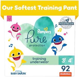 Pampers Pure Protection Training Underwear, Baby Shark, Size 5 3T-4T, 92 Count