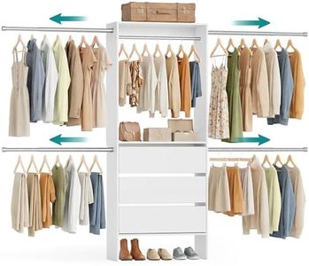 SONGMICS Closet System, Customizable Walk-In Closet Organizer System