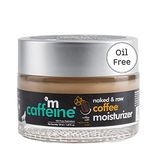 mCaffeine Water Light Gel Oil-free Coffee Moisturizer | Ceramide & Barrier Boost Moisturiser | 72 Hrs Moisturization | Face Cream for Women | Gel-based Moisturizer For All Skin - 50ml