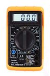 Duratool D03047 500 V AC/DC Manual Ranging Digital Multimeter,Yellow