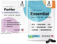 Complement ForHer Essential Multivitamin System for Women (2 Month Supply) Hormone Balance for Women, Longevity, Energy, Immune and Brain Health