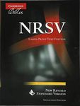 NRSV Large-Print Text Bible, Black French Morocco Leather, NR693:T