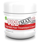 V22 MAX Ingrown Hair Treatment Cream Double Strength Paraben and Cruelty Free - 50ml