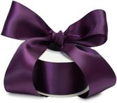 DINDOSAL Plum Ribbon 2 Inch Double 