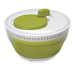 Starfrit Collapsible Salad Spinner 3L Capacity - Compact Storage - Basket Doubles as Colander - Bowl Can Be Used For Serving