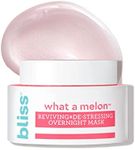 Bliss What a Melon Overnight Facial Mask - 1.7 Oz - Reviving & De-stressing Overnight Mask - Hydrates, Nourishes, and Softens - All Skin Types - Vegan & Cruelty-Free