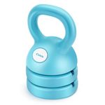 Cisleb Adjustable Kettlebell Weight Set: 3-in-1 Kettlebells (5lbs 8lbs 12lbs) for Home Gym Full-Body Workout Strength Training Weight Loss | Good for Beginners & Women Men