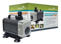 AllPondSolutions Pond Pump 3000 L/H, Fully Submersible - Garden Fish Waterfall Pump 2-4mm Solids Handling.