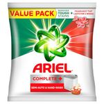 Ariel Complete Detergent Powder - 4kg | Removes 100 Tough Stains in 1 wash | Fragrance that lasts for 2 weeks | For Semi Auto Washing Machine & Bucket Wash