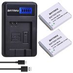 Batmax 2Pcs 1300mAh NB-6L NB 6L NB6L NB-6LH Battery + LCD USB Charger for Canon PowerShot S120, SX170 IS, SX260 HS, SX280 HS, SX500 IS, SX510 HS, SX520 HS, SX530 HS, SX540 HS, SX600 HS, SX610 HS, SX700 HS, SX710 HS, ELPH 500 HS, D10, D20, D30 Digital Camera