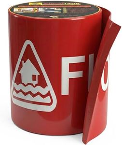 FloodTape® Waterproof Adhesive Tape – 8 inches Extra Wide x 20 feet Long Roll - Temporary Flood and Snow/Ice Water Barrier for Doors & Windows – Double-Sided, No Residue, No Damage, Easy Installation